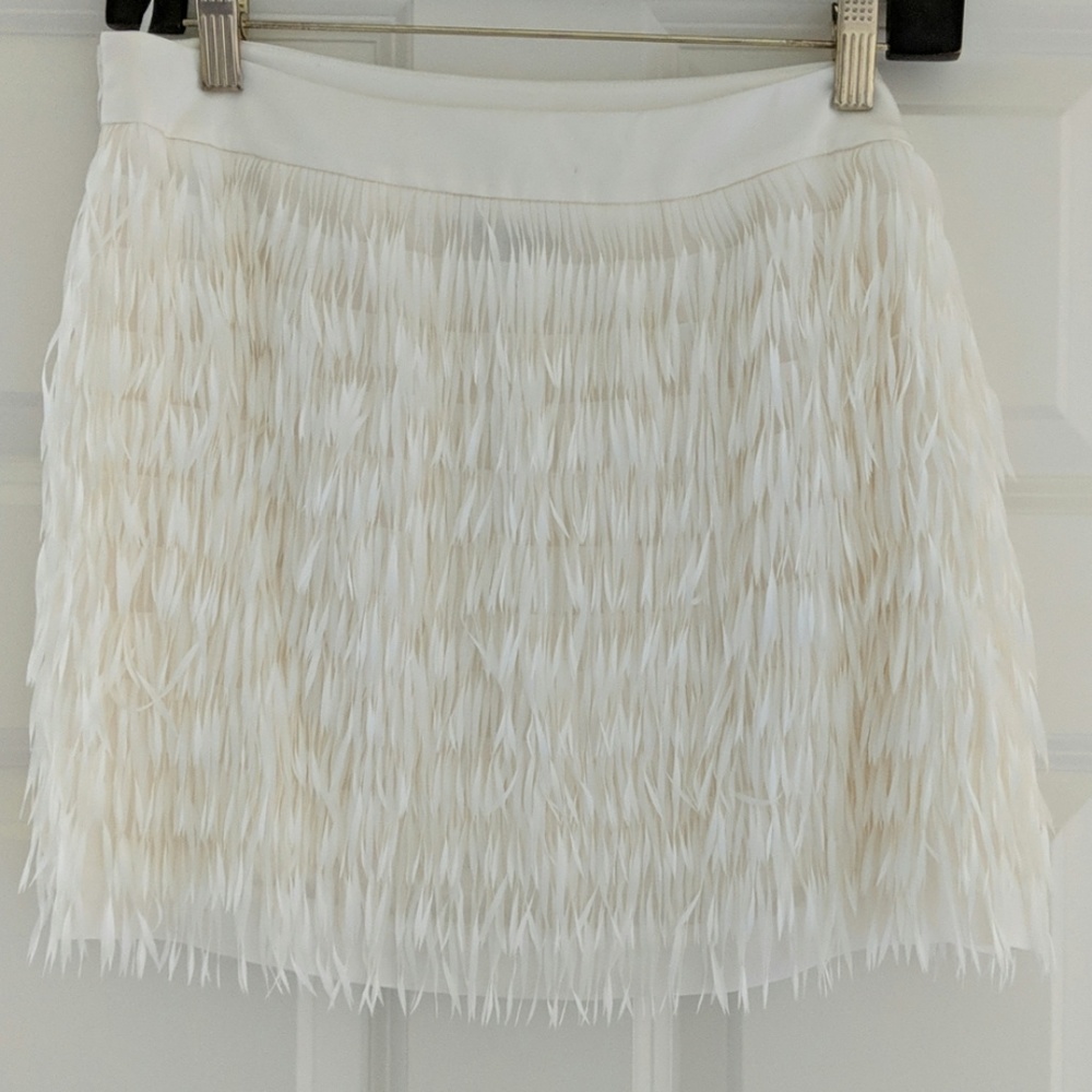 Express fringe skirt